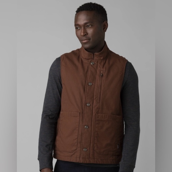 NEW Men’s Prana Trembly Insulated Vest ~ Stout ~ Large ~ HARD TO FIND - Picture 2 of 9